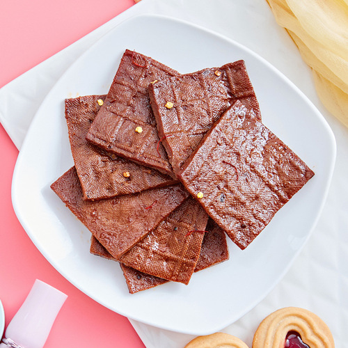 Zhou Hei Ya Spicy and Sweet Dry Tofu 120g, Wuhan Specialty, Vegetarian Snack, Dry Bean Product