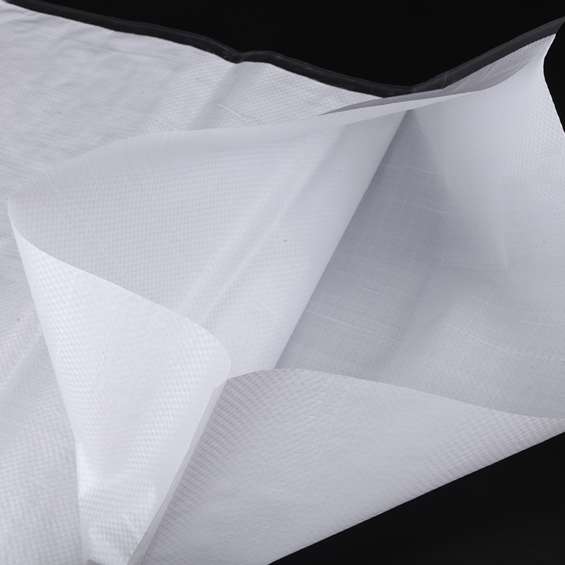 Bolsas tejidas blancas brillantes al por mayor, sacos de arena para control de inundaciones, bolsas de embalaje para alimentos, bolsas de plástico PP con diseño de piel de serpiente, bolsas para arroz