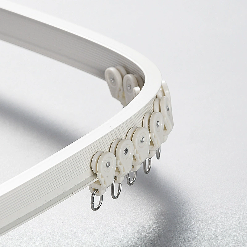 Curtain orbit straight orbit monolites dual -orbit top installation of thick mute aluminum alloy sliding rail