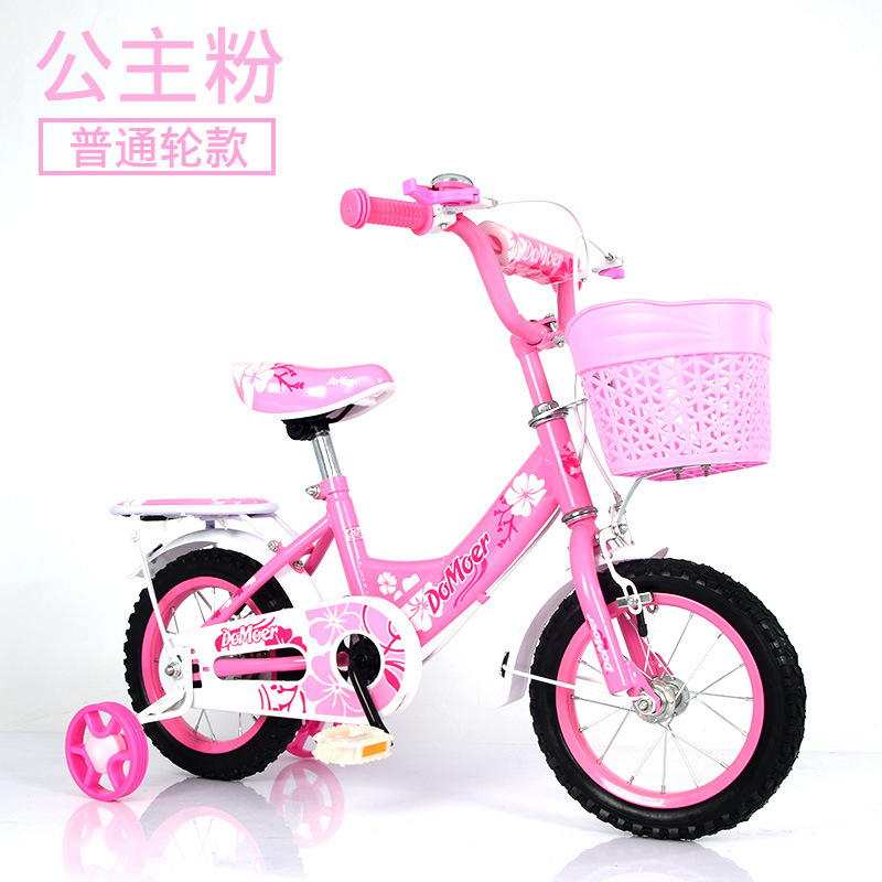儿童单车女12寸14寸16寸18寸宝宝单车带靠背款公主车2-10岁批发