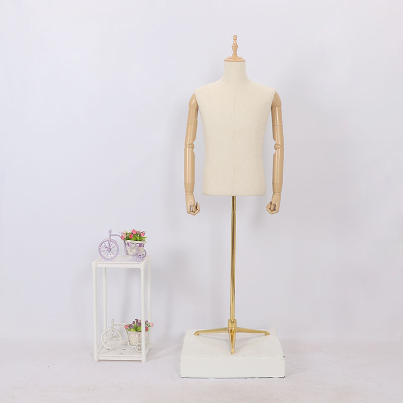 Maniquí de lino de medio cuerpo para hombre adulto, para tienda de ropa, para vestidos de novia, perchero para ropa, perchero para pantalones, perchero para zapatos, cabeza de maniquí image 15
