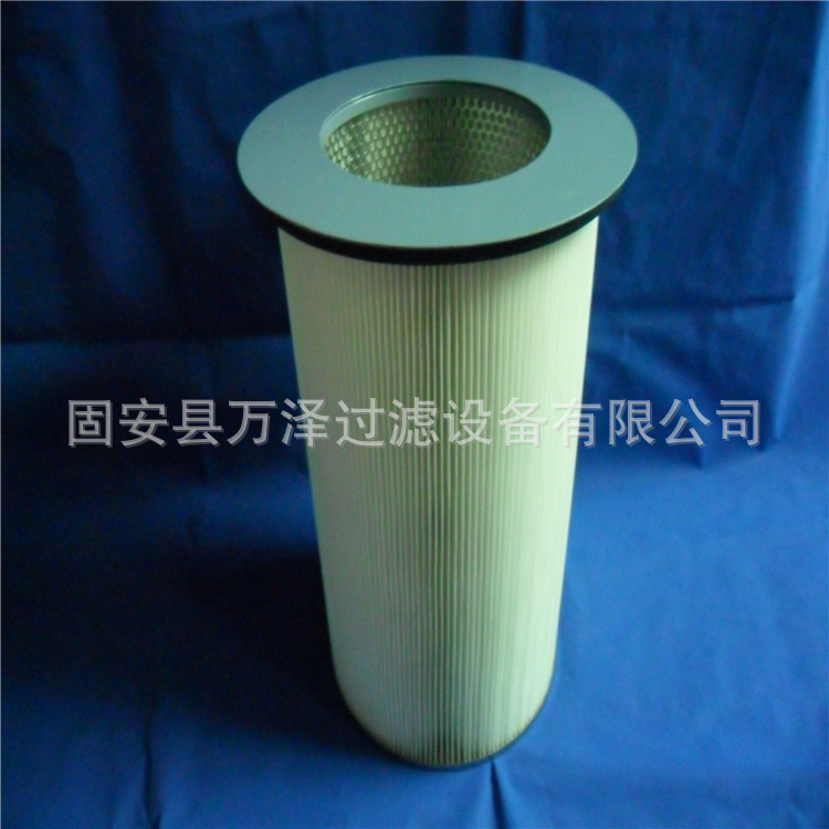 万泽供应不锈钢法兰圆盘端盖除尘滤芯 可定异形端盖除尘滤芯