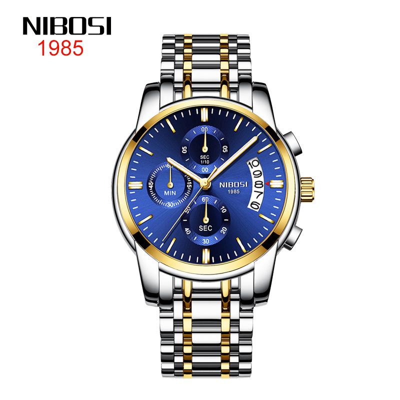 New Hot Selling Watch, Hot Selling Watch, Nibosi Business Men's Watch, Multi Functional Six Needle Quartz Watch, Fashionable and Versatile Watch_voghion.com