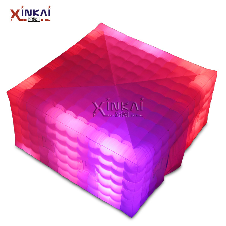 大型展会广告婚礼LED渐变色灯光帐篷 演出派对休息棚灯光户外篷房