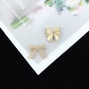 Cute elegant brooch with bow, brand suit lapel pin, western style