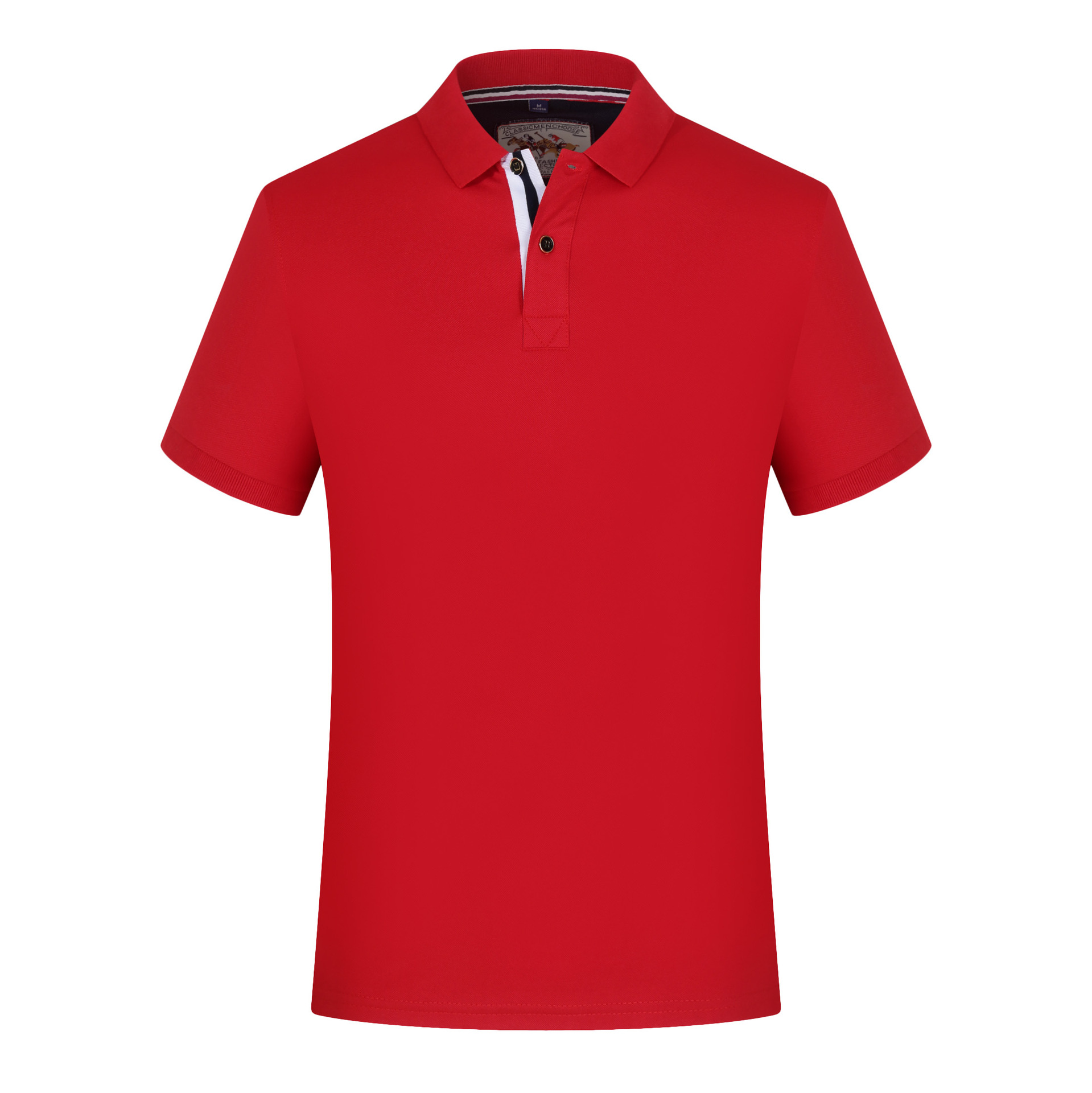 Camisa de polo de solapa logotipo personalizado patrón ropa de trabajo grupo ropa camiseta publicidad personalizada camisa cultural manga corta al por mayor