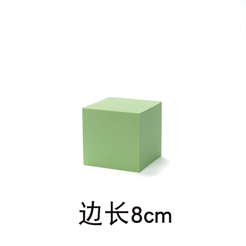 Fondo de plataforma de fotografía de columpio tridimensional Cubo geométrico accesorios de fotografía decoración ins celebridad de Internet