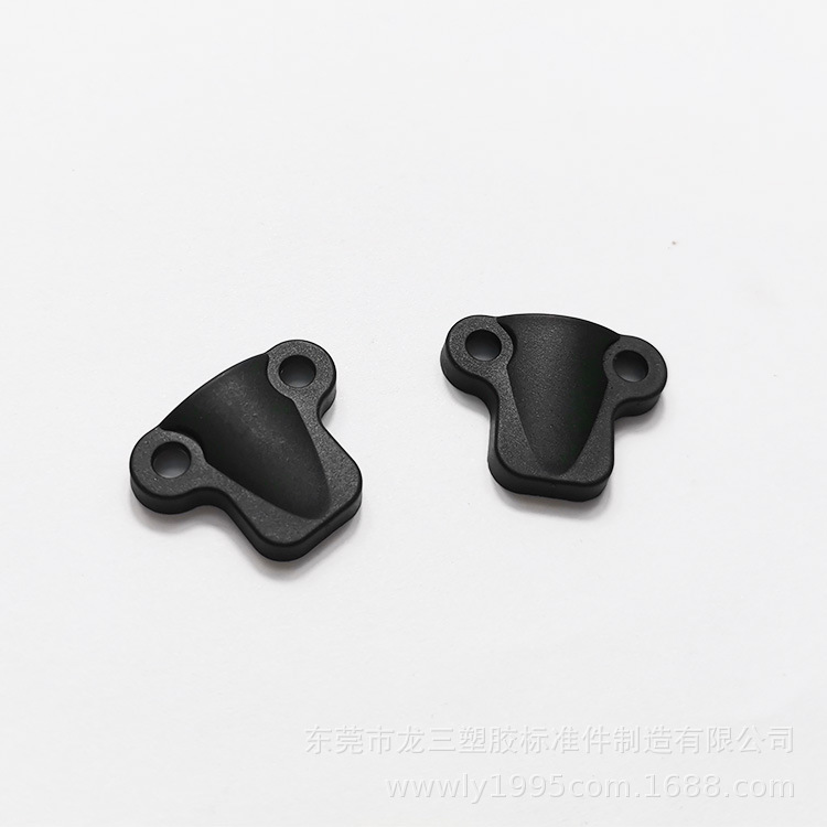 龙三塑胶厂供应牛鼻子压线扣 面板灯防拉线卡鼻型线夹孔距15mm