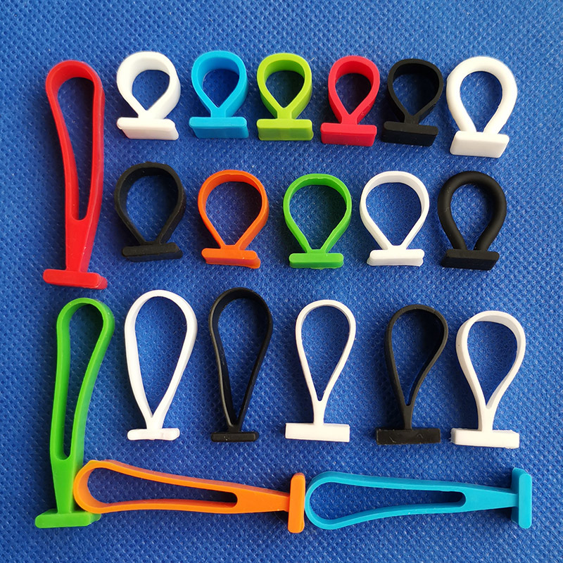 厂家软硅胶挂钩 PET盒挂钩小电器盒挂钩彩盒飞机孔塑料挂钩