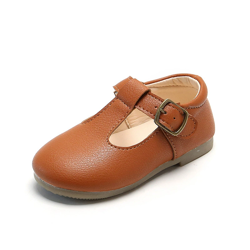 Детские туфли в английском стиле, кожаныеMARY JANE T-strap, размеры 15–30, несколько цветов