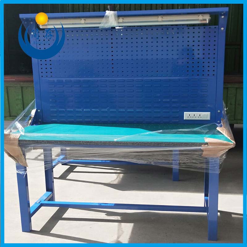 简存中型挂板工作台 无尘车间专用防静电工作桌 流水线操作台