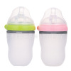 Silica gel anti-colic feeding bottle for new born, fall protection