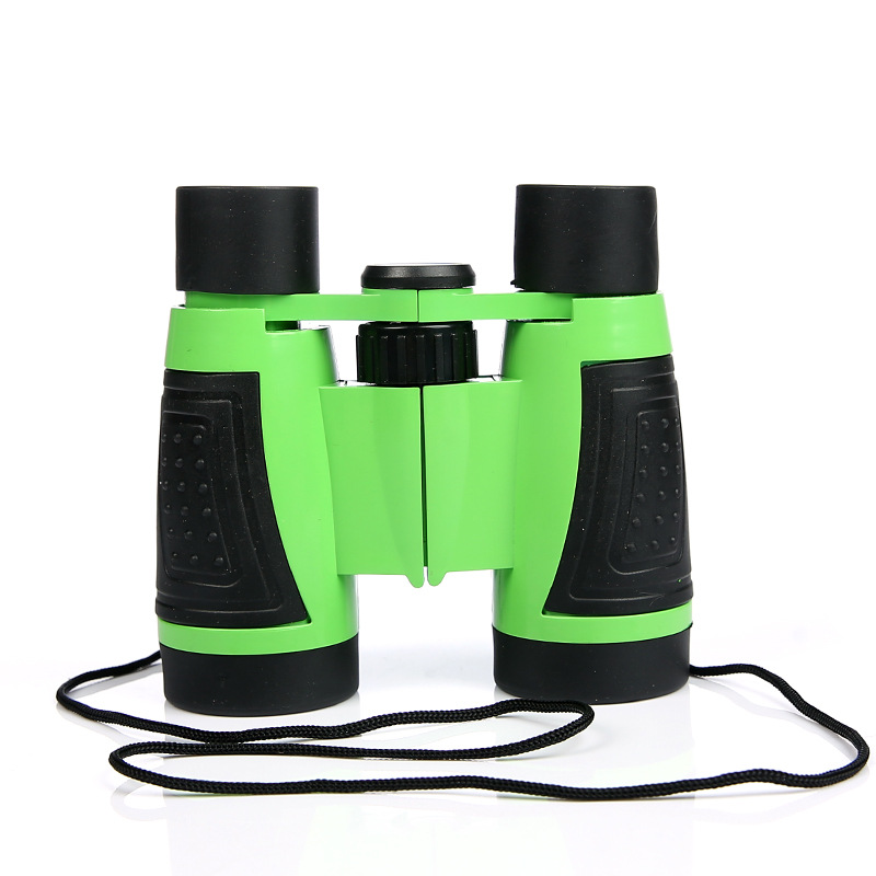 厂家直销跨境热卖户外双筒彩色儿童望远镜户外探险套装5x30