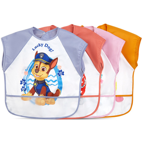 Doggie Team Children's Hooded Sweatshirt, Kids Eating Shirt, Waterproof, Stain-Proof, Mess-Proof Bib for Boys and Girls, Wholesale