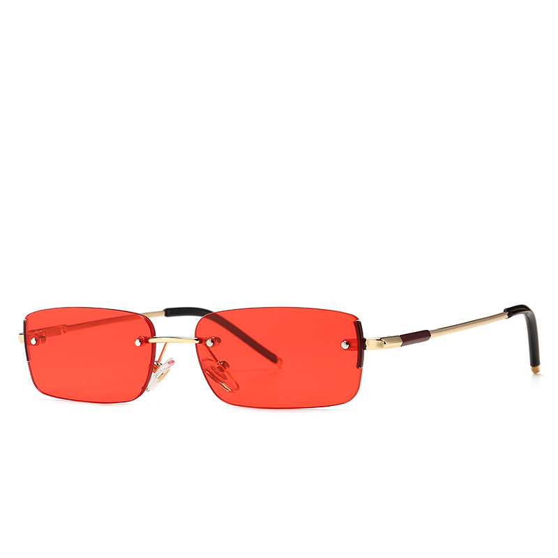 modern retro square sunglasses street photography narrow sunglasses 88214_voghion.com