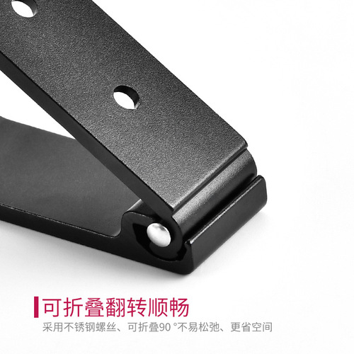 Manufacturer wholesale aluminum alloy folding round head coat hook wall hanging hook free punching door rear wardrobe coat hook single hook
