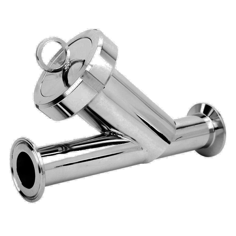 不锈钢快装Y型过滤器 100目精度麦汁液体过滤器 Y Strainer