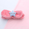 Cartoon cute headband for face washing heart shaped, face mask, hair accessory