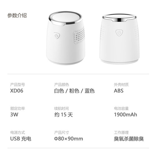 Home Refrigerator Preservation Purifier, Nobike, Ozonated Sterilization, Odor Removal, Sterilization and Disinfection Machine, E-commerce Gift, Dropshipping