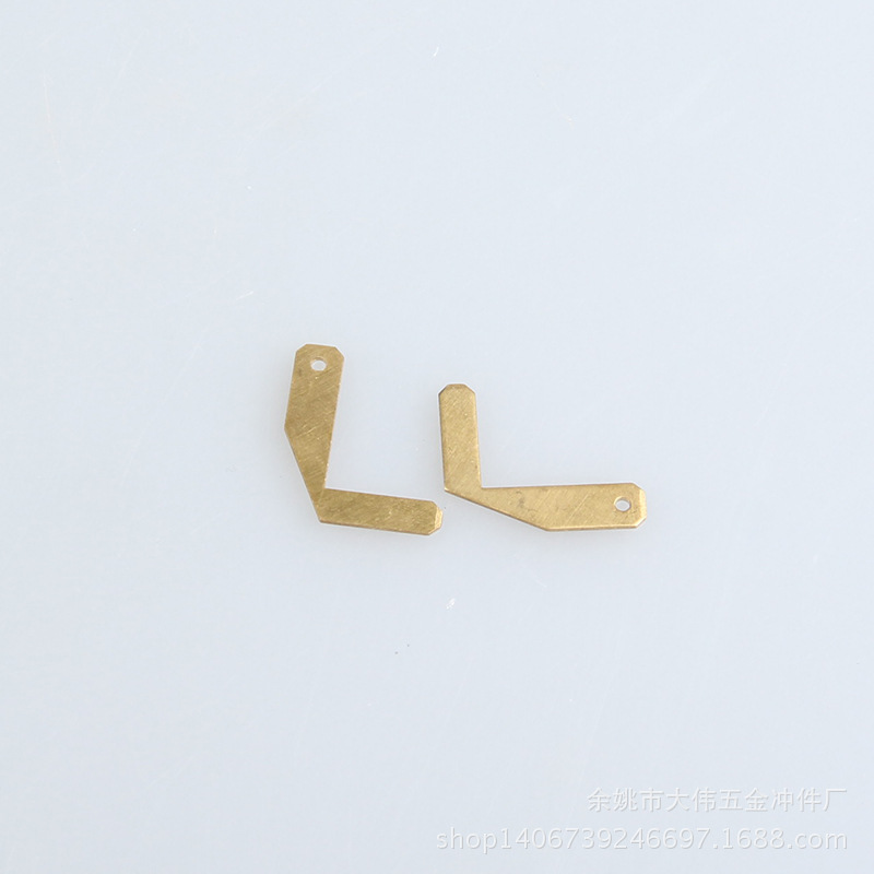 厂家批发加工精密铜接触件 冲压拉伸铜0.08五金冲压件加工