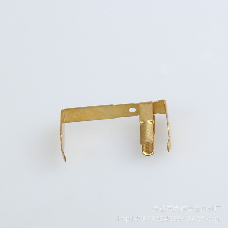 冲压件厂家批发五金件加工 0.15铜接触片冲压件插座接触片