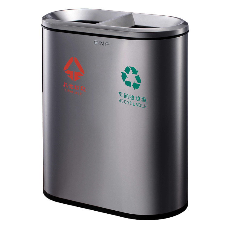 Two categories, three categories, four categories, garbage can, anti-fingerprint, residential area, park, Subway, bank, shopping mall, Peel bucket