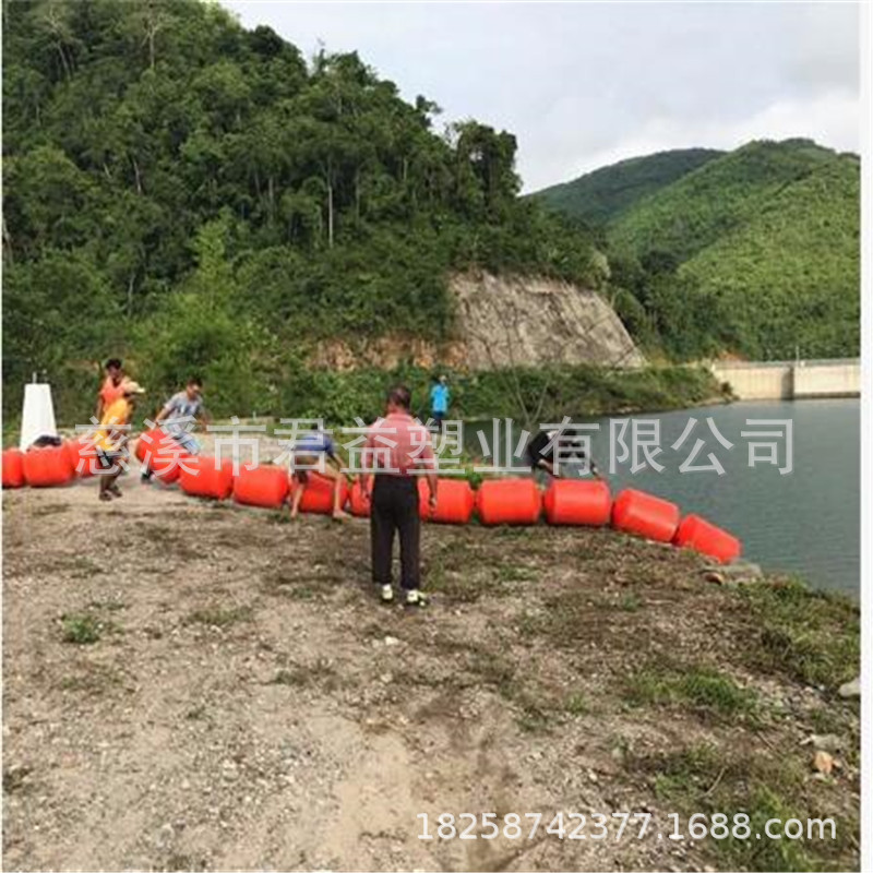 供应水上拦截垃圾塑料浮漂 拦截树枝聚乙烯浮漂