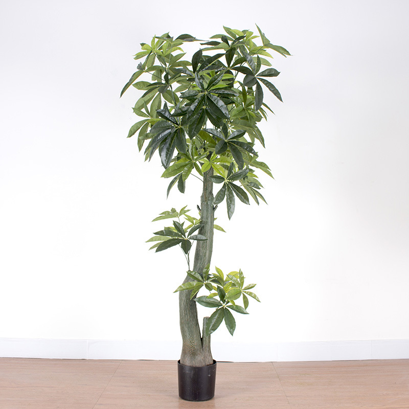 Nueva caliente-venta simulación fortuna árbol trenza fortuna árbol olla interior falso olla decoración fortuna árbol al por mayor