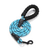 Amazon explosion pet supplies reflective round rope nylon woven traction rope dog explosion -proof rope walking dog rope