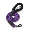 Amazon explosion pet supplies reflective round rope nylon woven traction rope dog explosion -proof rope walking dog rope