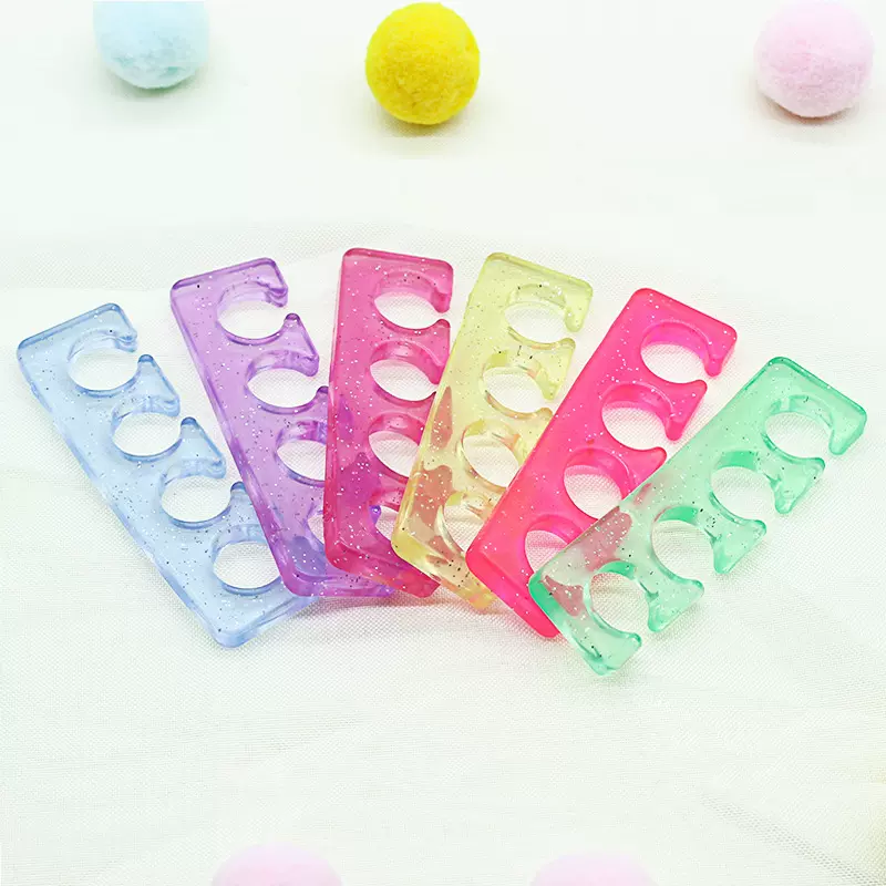 美甲工具DIY美脚工具硅胶指甲上色涂甲油防碰色辅助垫 家用硅胶款