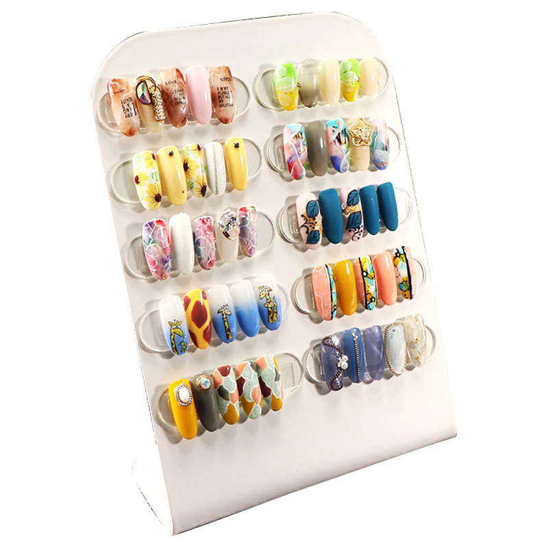 Nuevo arte de uñas transfronterizo Aurora color mágico tablero de visualización marco de trabajo imán pantalla tira de herramientas de arte de uñas especial