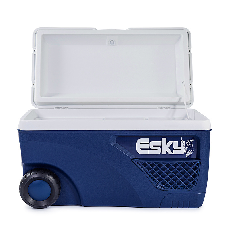 Selección estricta Flip con polea 65L capacidad de entrega alimentos incubadora picnic al aire libre conveniente congelador fresco cadena fría caja