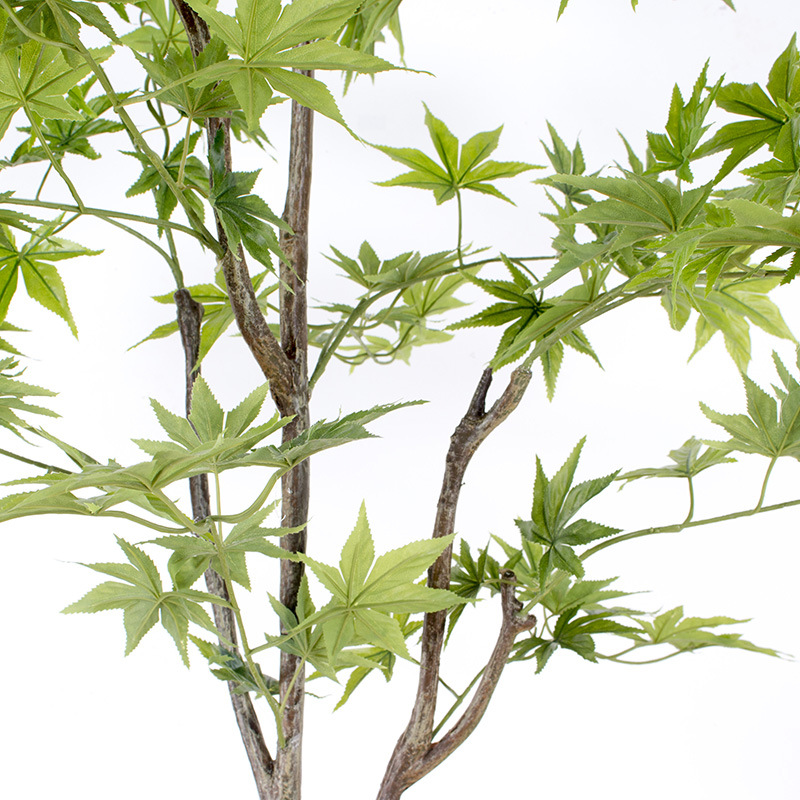 Arce artificial arce rojo bonsai Nordic decoración del hogar Planta artificial árbol artificial venta directa de fábrica al por mayor