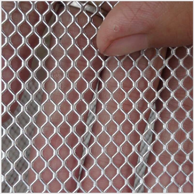 河北壮强金属丝网铝板网片菱形小孔钢板网离心机过滤钢板网带条