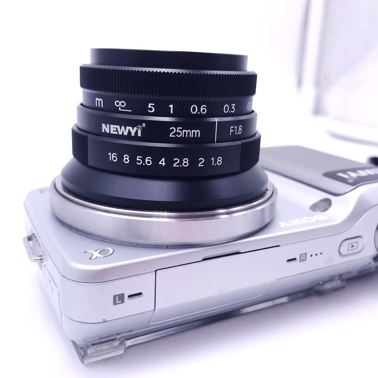 New Art MINI 25mm Mark II Generation Lens Black FX NEX M4/3 EOS M Four Kinds of bayonet