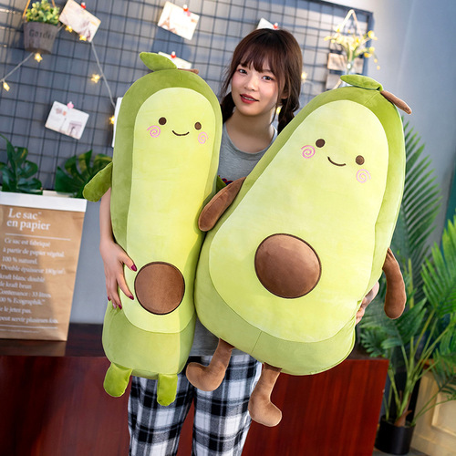 Down cotton butter fruit doll plush toy four-sided stretch pillow soft series sleeping pillow doll
