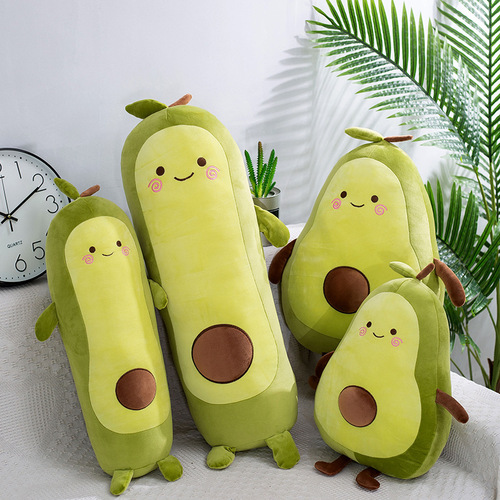 Down cotton butter fruit doll plush toy four-sided stretch pillow soft series sleeping pillow doll
