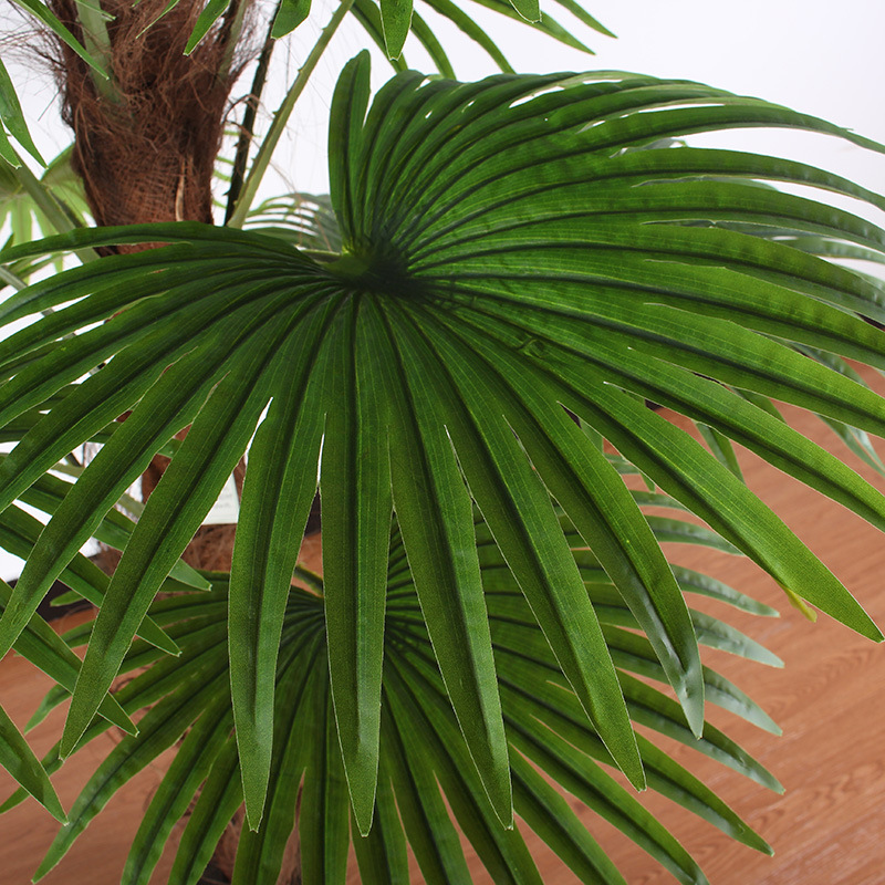 Planta bonsái decorativa de interior, venta directa de fábrica, palmera artificial en maceta, alta simulación
