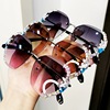 Sunglasses, brand sun protection cream, 2022 collection, UF-protection, fitted, internet celebrity, Korean style