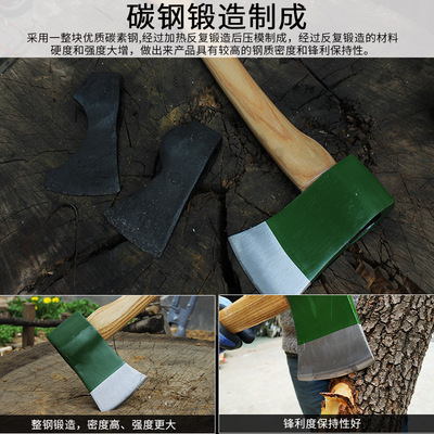 猛士斧头刀多功能户外特种兵武器开山野战防身手斧子家用劈柴砍树|ru