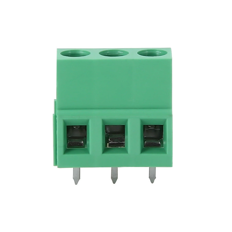 Кабельная клемма KF128 5.0/5.08 мм винтовая PCB2P для пайки медная ножка соединительный разъем - вставной разъем линия платка огнеустойчивый
