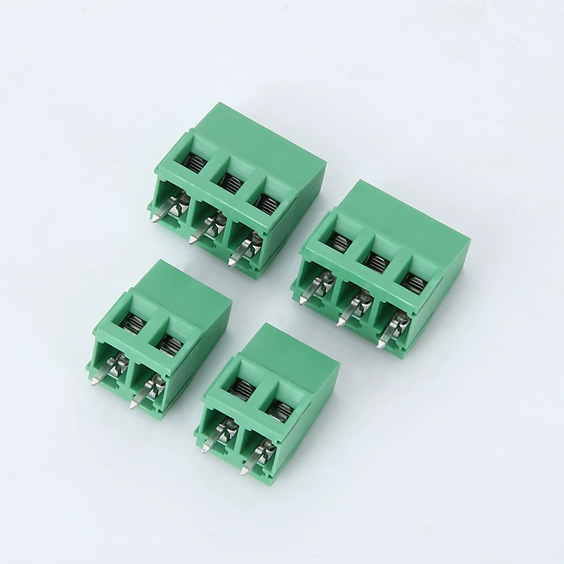 Кабельная клемма KF128 5.0/5.08 мм винтовая PCB2P для пайки медная ножка соединительный разъем - вставной разъем линия платка огнеустойчивый