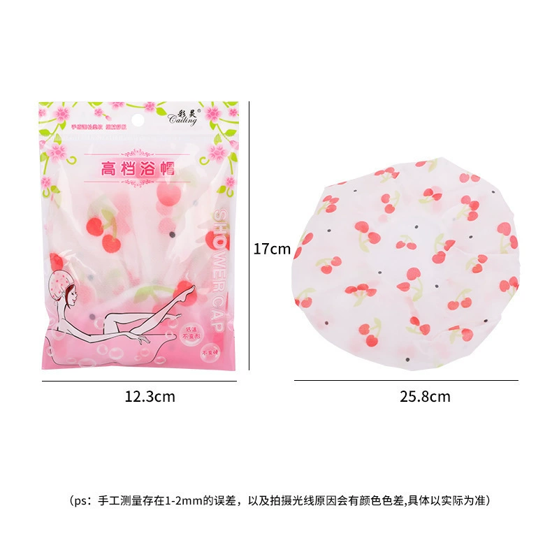 Waterproof shower cap, lace dress
