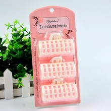 DIY 新款卷发器子母卷发器卷发夹美容卷发筒 3个装铁夹带粘性卷发