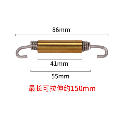 Suitable for motorcycle exhaust pipe universal installation accessories spring tension spring 304 stainless steel thickened and bold without logo