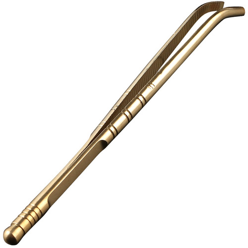 Longyinzhai brass tea clip tea tweezers tea cup clip Kung Fu tea set accessories tea ceremony six gentlemen tea clip
