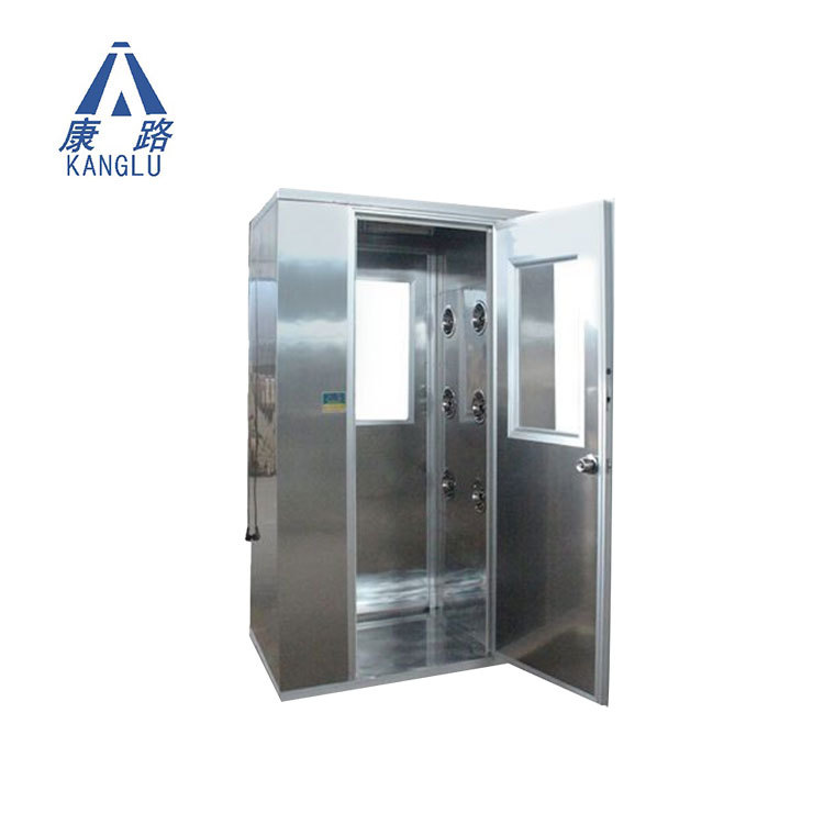促销FLB-1B/1A/1C全不锈钢自动风淋室价格  单人单吹不锈钢风淋间