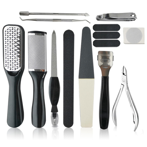 15-in-1 Foot File & Trimmer Set: Nail Polishing Tools, Manicure Kit, and Cuticle Care Tools