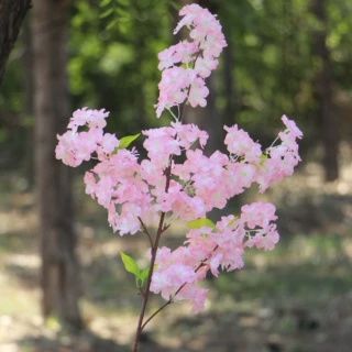仿真花 仿真樱花枝 4杈3杈加密桃花樱花树枝婚庆装饰拱门道具假花